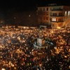 6 aprile 2011: è la commemorazione di un lutto, SI solo a Napolitano