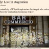 FINANCIAL TIMES: L’AQUILA E’ IL SIMBOLO DELLA STAGNAZIONE DELL’ITALIA