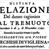 3 NOVEMBRE 1706, TERREMOTO IN MAJELLA: INCREDIBILE TESTIMONIANZA STORICA DEL MARCHESE DI VIGLIENA