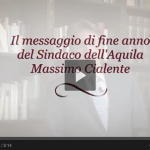 VIDEO: MESSAGGIO DI FINE ANNO DI MASSIMO CIALENTE