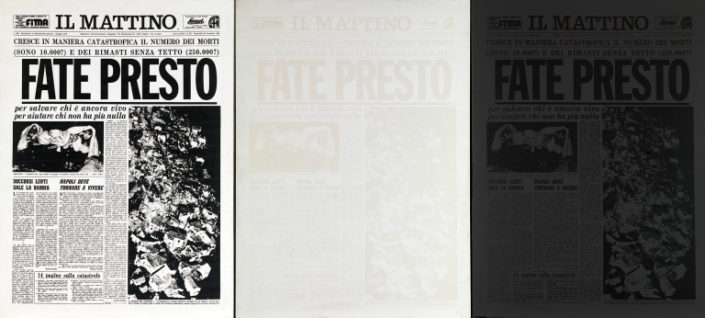 Andy Warhol: Fate Presto, 1981, Palazzo Reale di Caserta – Collezione Terrae Motus © 2011